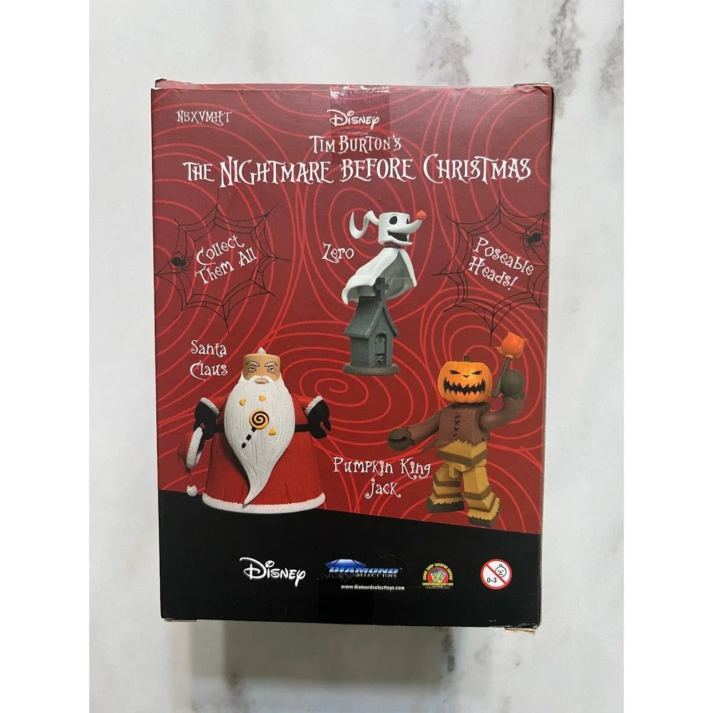 Diamond Select Vinimates Pumpkin King Jack Vinyl Figure Glow Hot Topic Exclusive